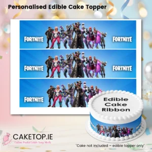 Fortnite Edible Cake Ribbon