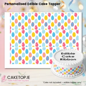 Easter Edible Cake Ribbon