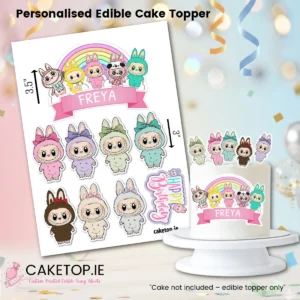 Labubu Edible Cutout Topper