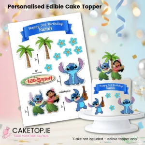 Stitch Edible Cutout Topper