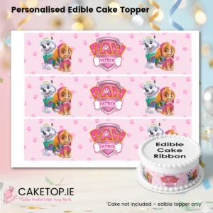 Paw Patrol Edible Cake Ribbon