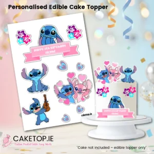 Stitch Edible Cutout Topper