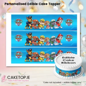 Paw Patrol Edible Cake Ribbon