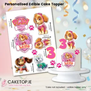 Paw Patrol Edible Cutout Topper