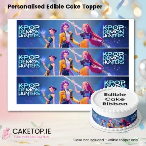 KPOP Edible Cake Ribbon