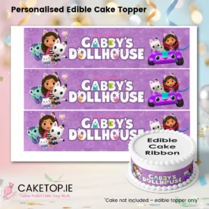 Gabby Edible Cake Ribbon
