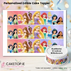 Princess Edible Cake Ribbon