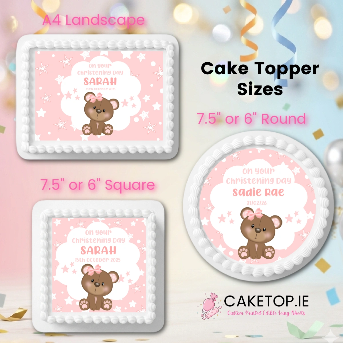 Baby Edible Cake Topper Baby Edible Cake Topper