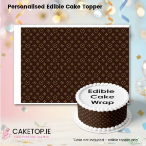 Louis Vuitton Edible Cake Wrap