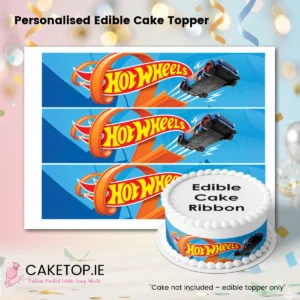 Hot Wheels Edible Cake Ribbon