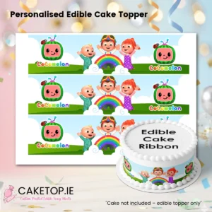 Cocomelon Edible Cake Ribbon