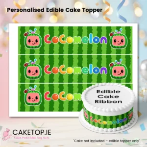 Cocomelon Edible Cake Ribbon