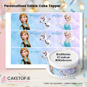 Frozen Edible Cake Ribbon