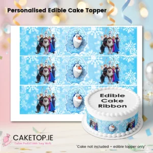 Frozen Edible Cake Ribbon