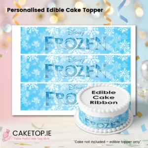 Frozen Edible Cake Ribbon