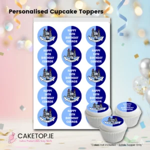 Dublin GAA Edible Cake Toppers