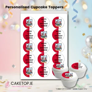 Cork GAA Edible Cake Toppers