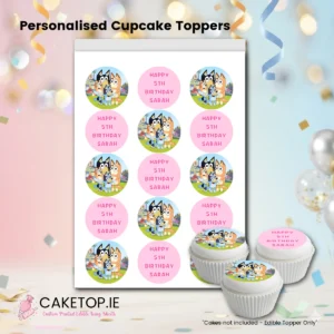 Bluey Edible Cake Toppers