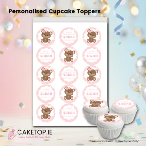 Home Christening & Baby Edible Cupcake Toppers