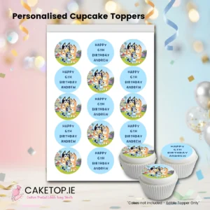 Bluey Edible Cake Toppers