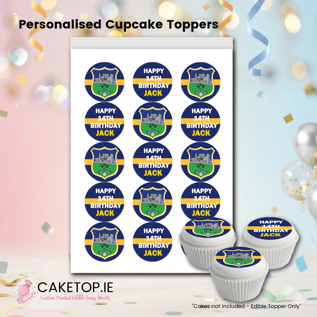 Tipperary GAA Edible Cake Topper Tipperary GAA Edible Cake Topper