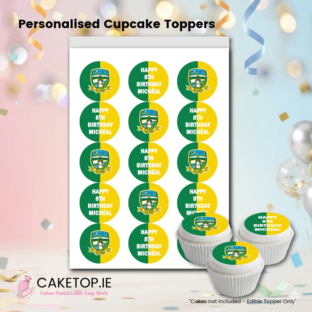 Meath GAA Edible Cake Toppers Meath GAA Edible Cake Toppers