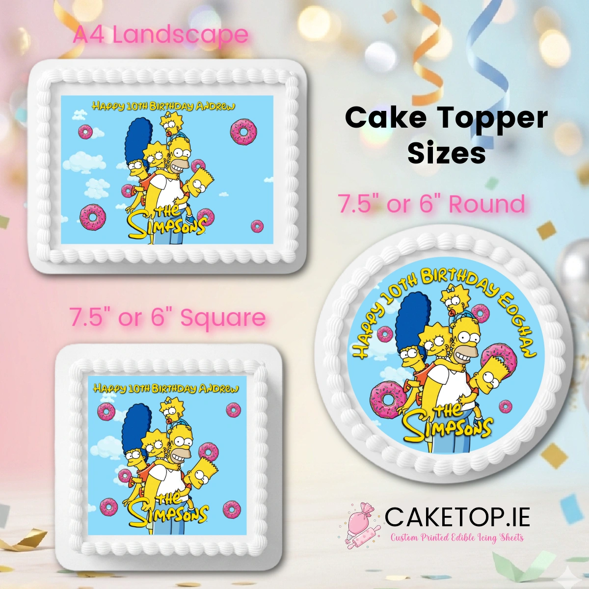 TV & Movies Edible Cake Toppers TV & Movies Edible Cake Toppers