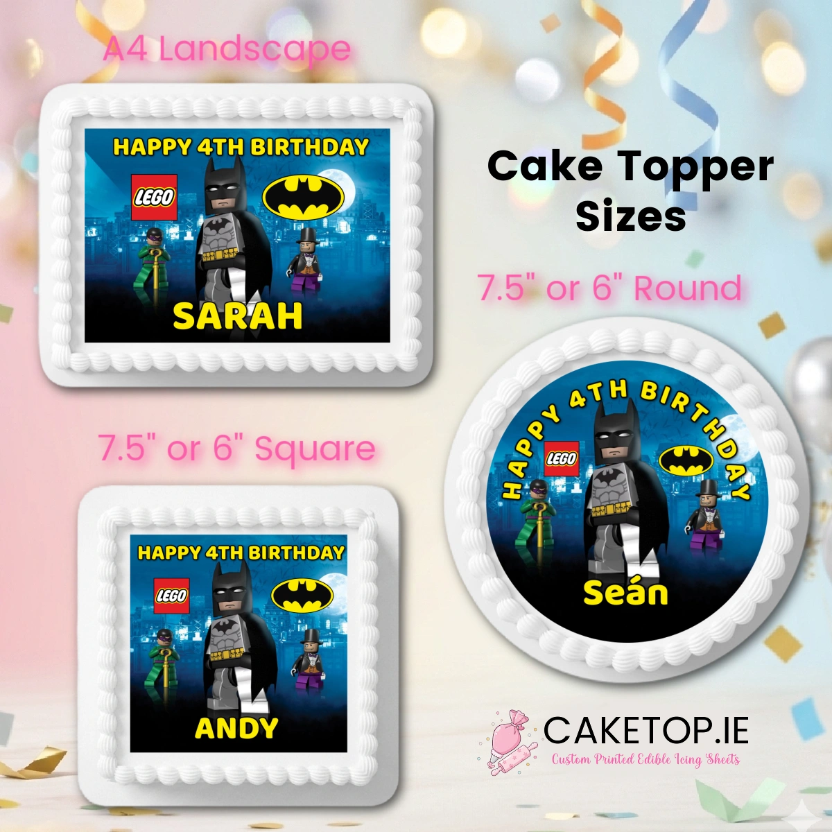 Lego Edible Cake Topper Lego Edible Cake Topper