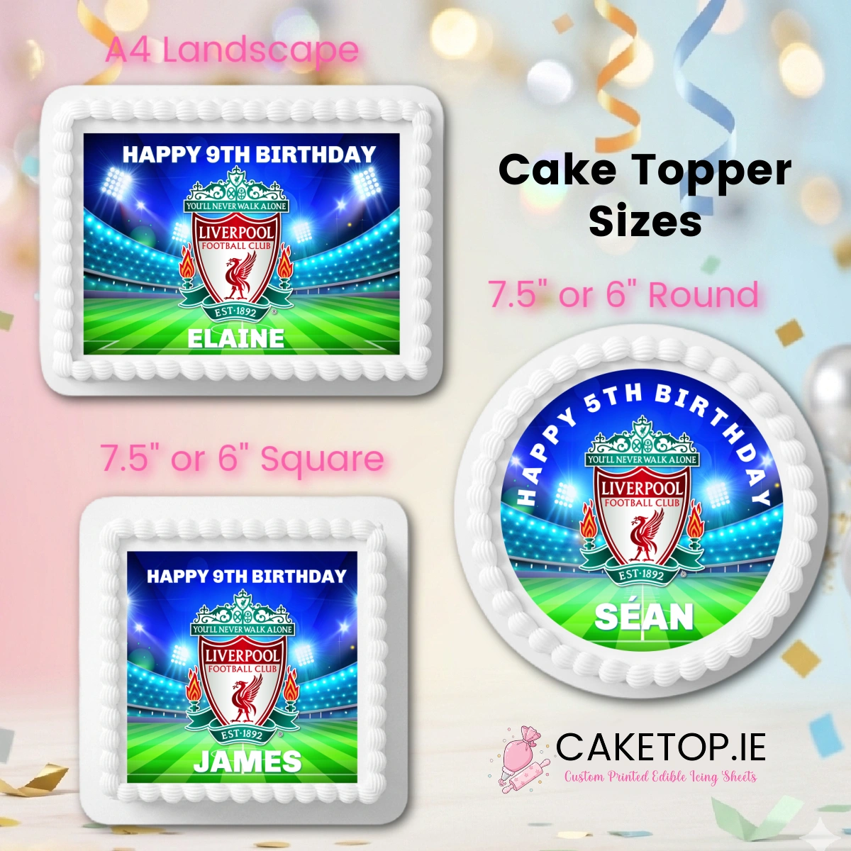 Liverpool Edible Cake Topper Liverpool Edible Cake Topper