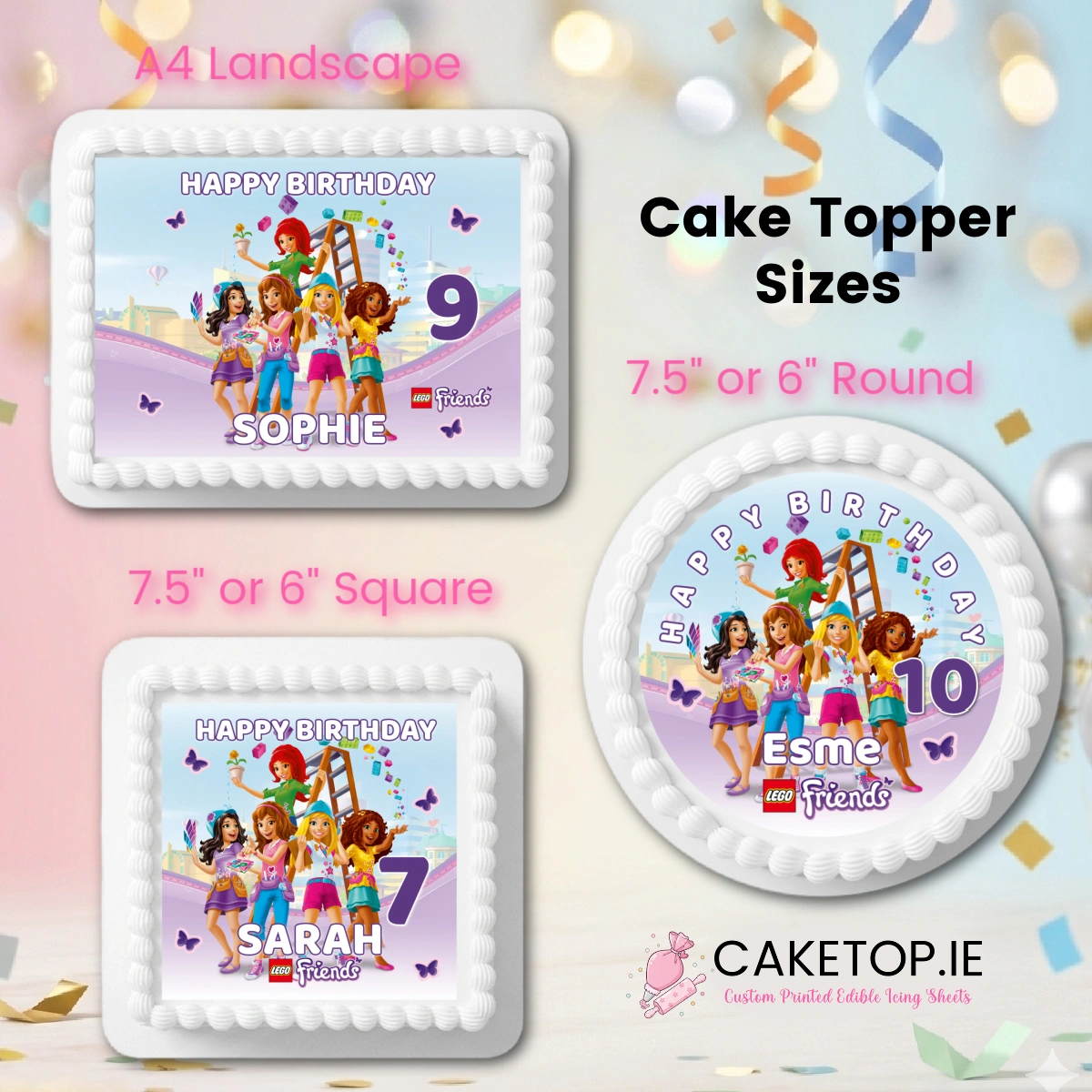 Lego Edible Cake Topper Lego Edible Cake Topper