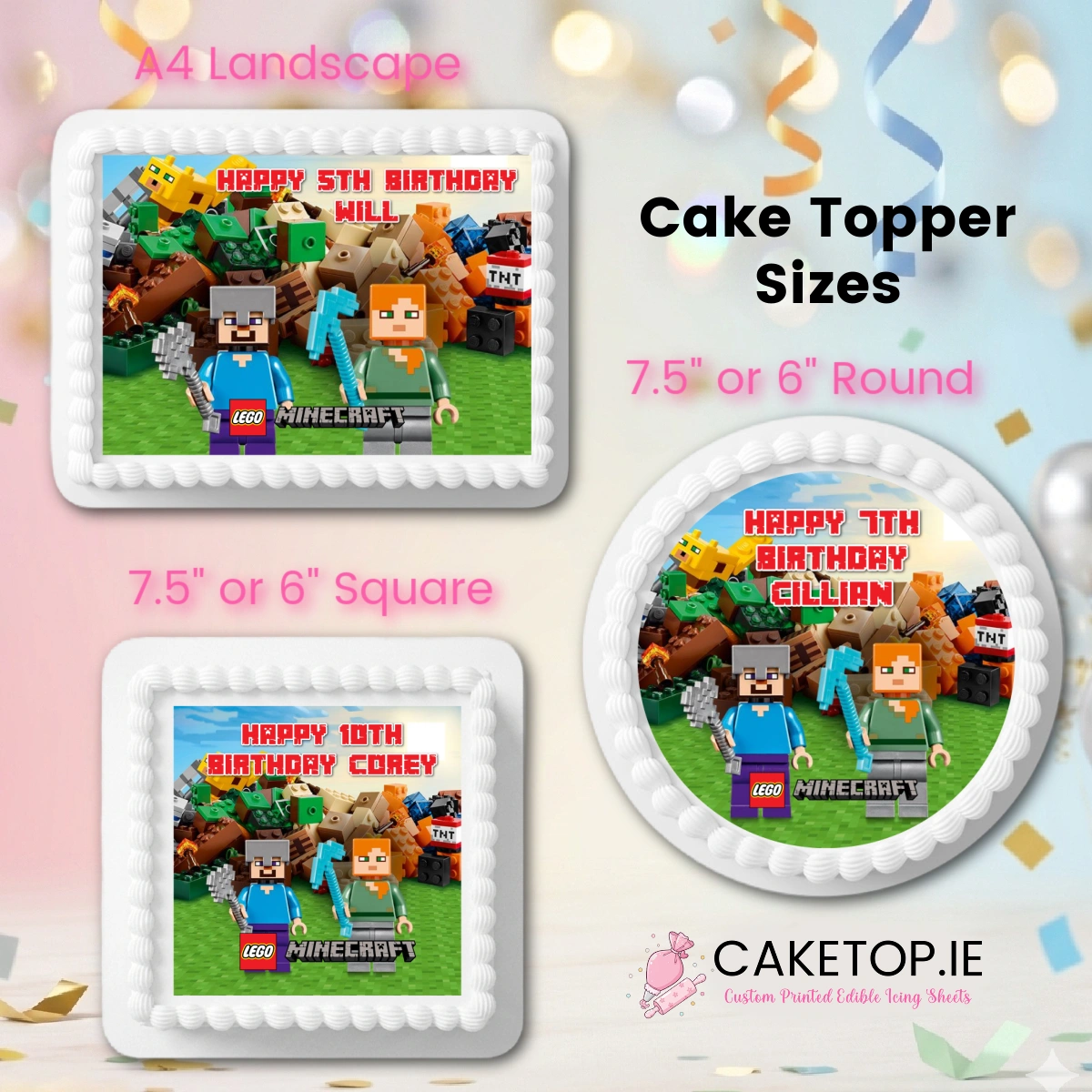 Lego Edible Cake Topper Lego Edible Cake Topper