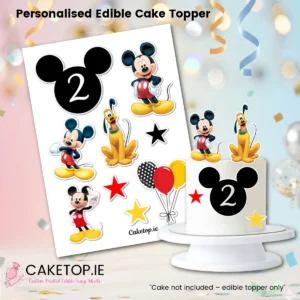 Mickey Mouse Edible Cutout Topper