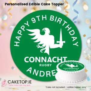 Rugby Edible Cake Topper