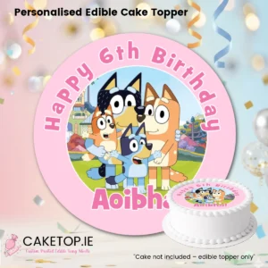 Bluey Edible Cake Toppers