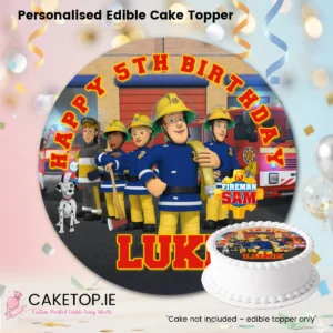 Home Fireman Sam Edible Cake Topper