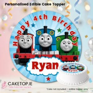 Thomas the tank Edible Cake Toppers