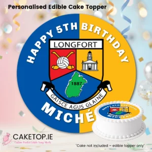 Longford GAA Edible Cake Toppers