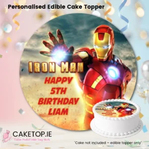 Home Iron Man Edible Cake Topper