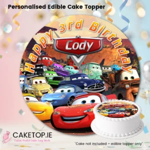 Home Cars Edible Cake Topper