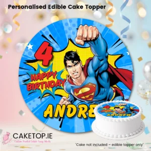 Superheros Edible Cake Topper