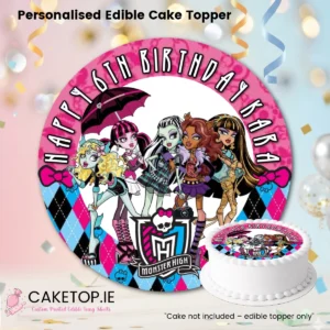 Monster High Edible Cake Toppers