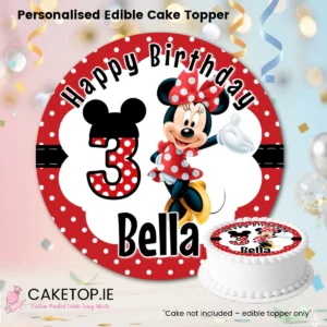 Minnie Mouse Edible Cake Topper