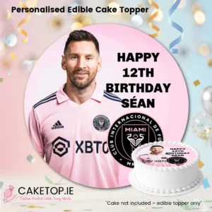 Messi Edible Cake Topper