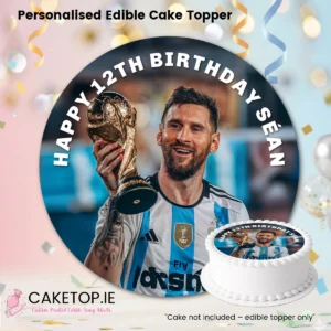 Messi Edible Cake Topper