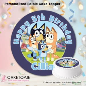 Bluey Edible Cake Toppers