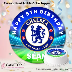 Home Chelsea Edible Cake Topper