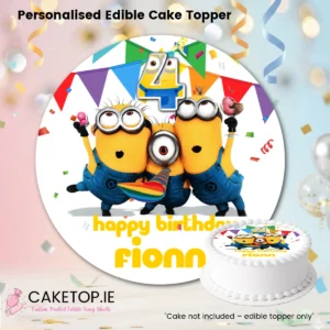Minions Edible Cake Topper