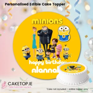 Minions Edible Cake Topper