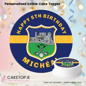 Tipperary GAA Edible Cake Topper