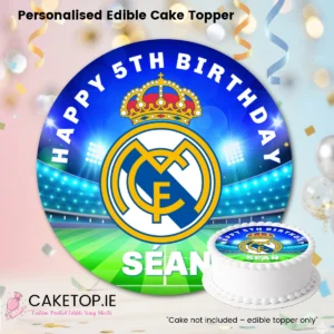 Real Madrid Edible Cake Topper